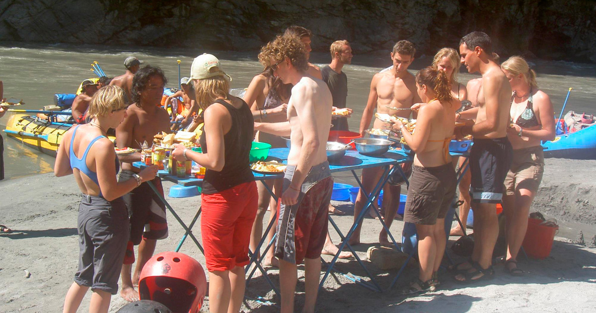 Rafting Lunch